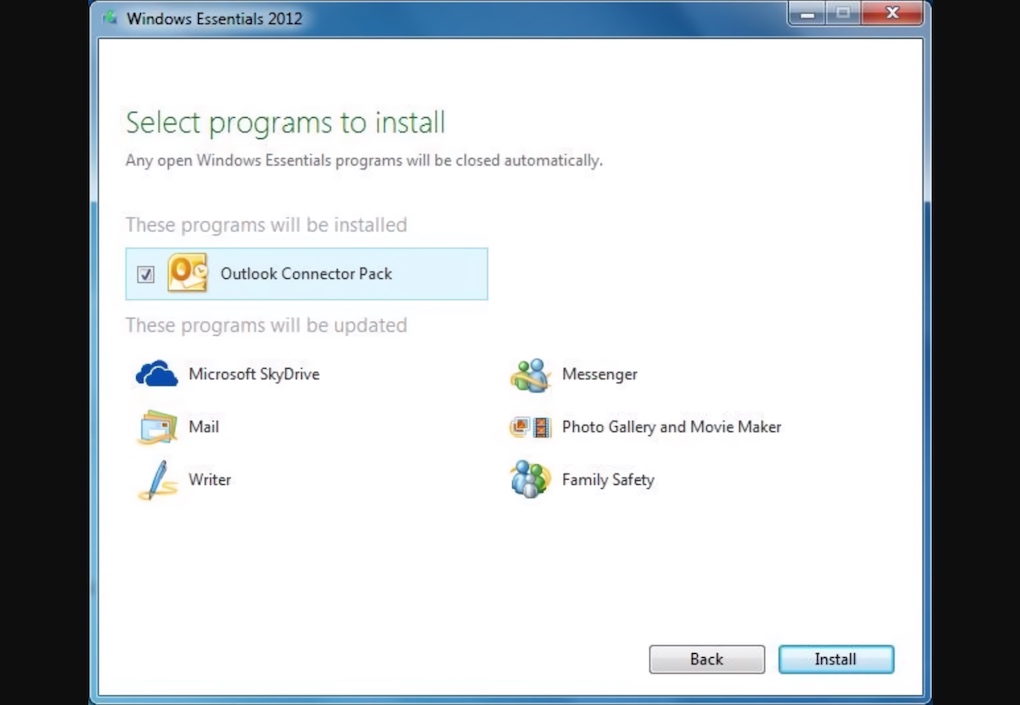 Windows Essentials 2012 Installer (2012)